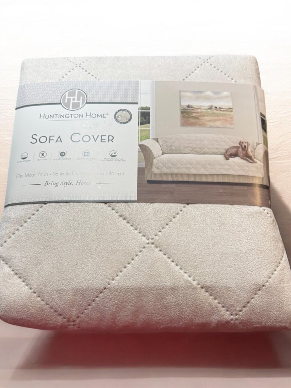 Huntington Home Sofa Cover (Off White/Cream) NWT